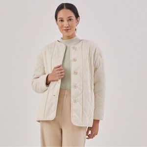 Love Bonito Elodie Reversible Sherpa Jacket in Cream